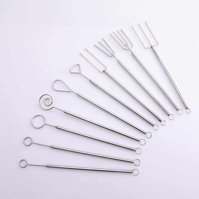 10-Piece Stainless Steel Chocolate Dipping Fork Set