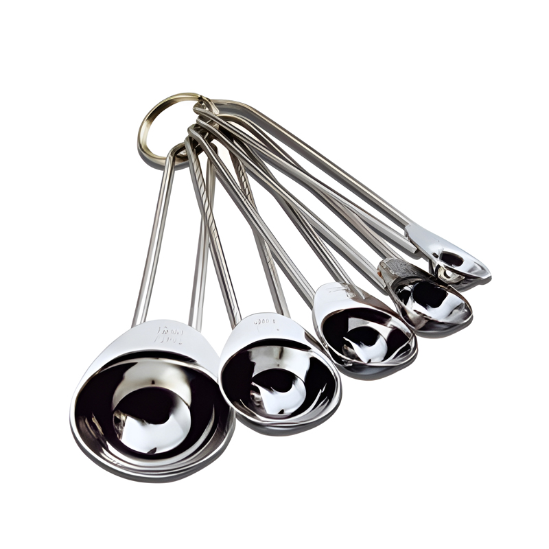 5 Piece Stainless Steel Measuring Spoons Set