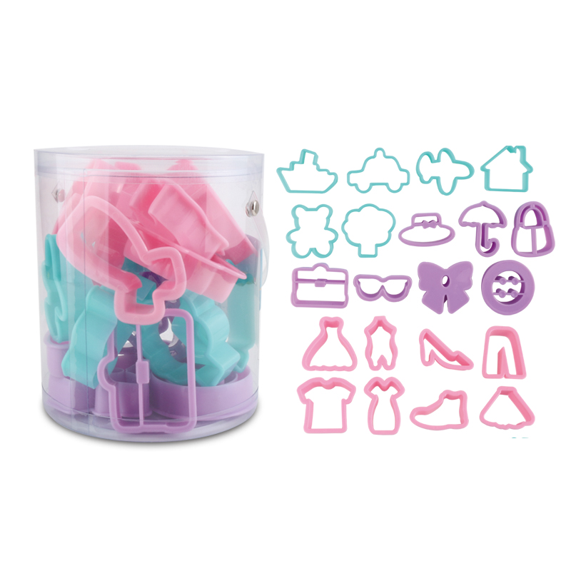 Wina 21-Piece Plastic Cookie Cutters Set