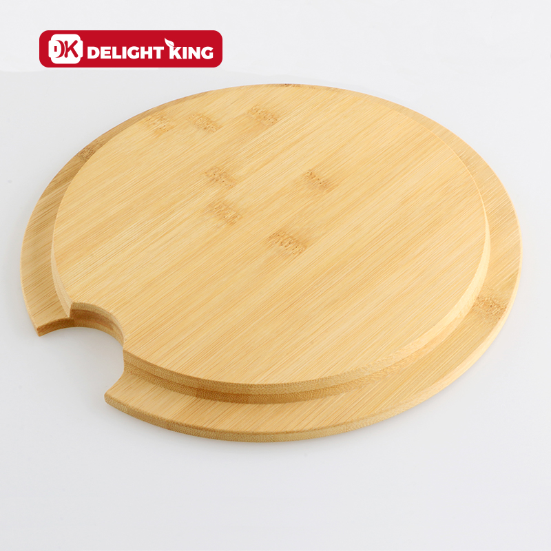 Round Glass Mixing Bowl with Bamboo Lid