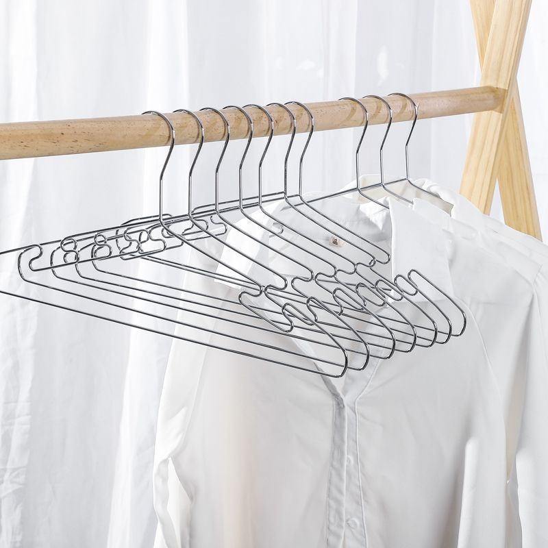 Golden Stainless Steel Non-Slip Coat Hanger