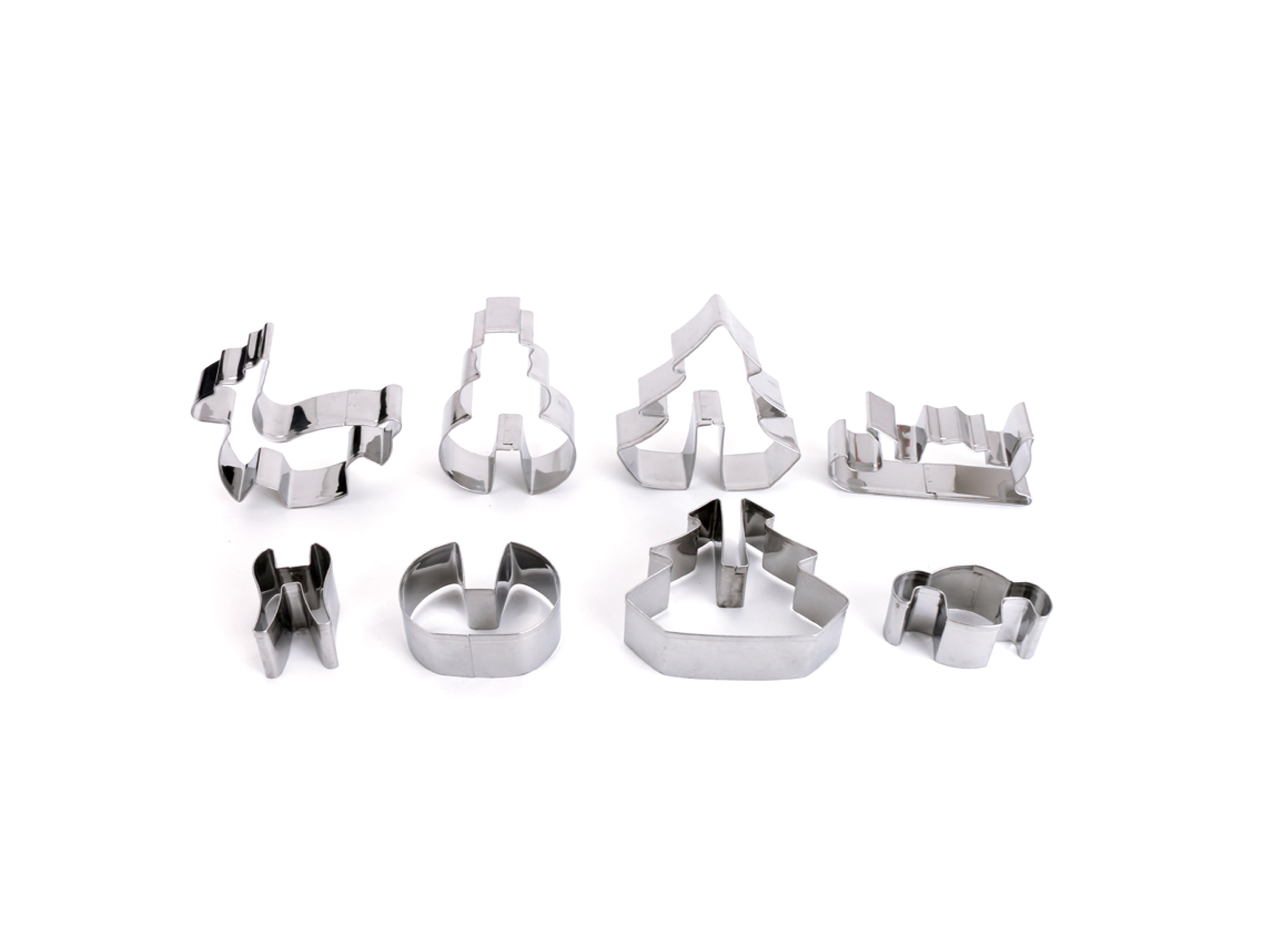 Wina 8 Piece Stainless Steel Cookie Cutters