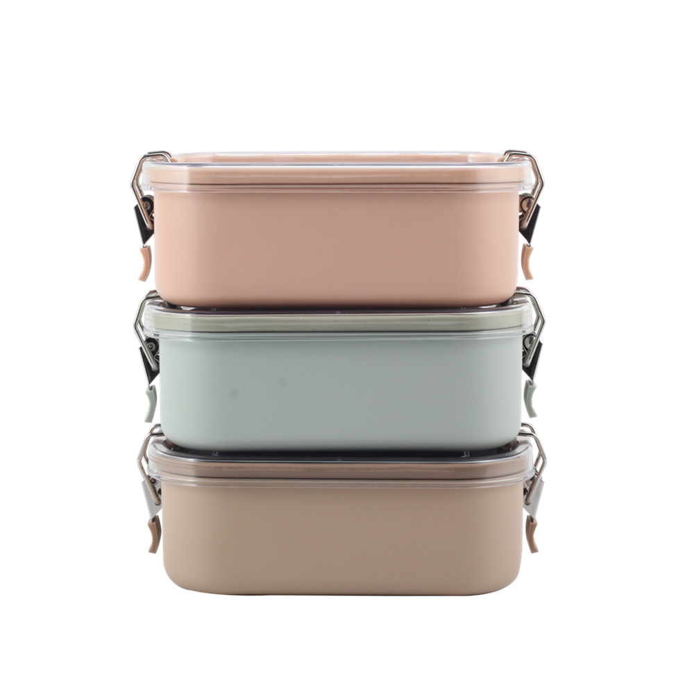 Stainless Steel Lunch Box with Transparent Lid