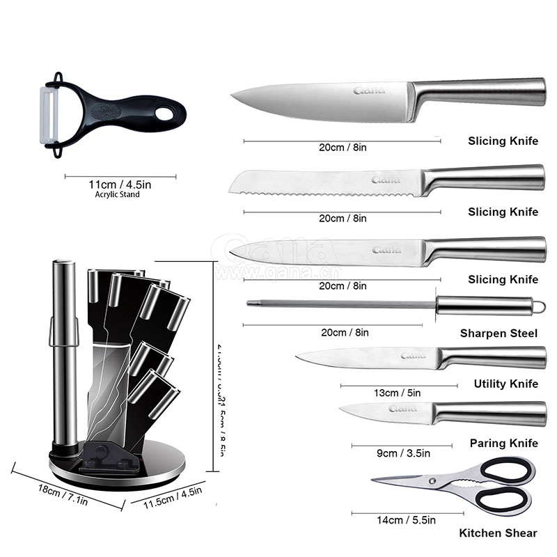 Stainless Steel Knife Set