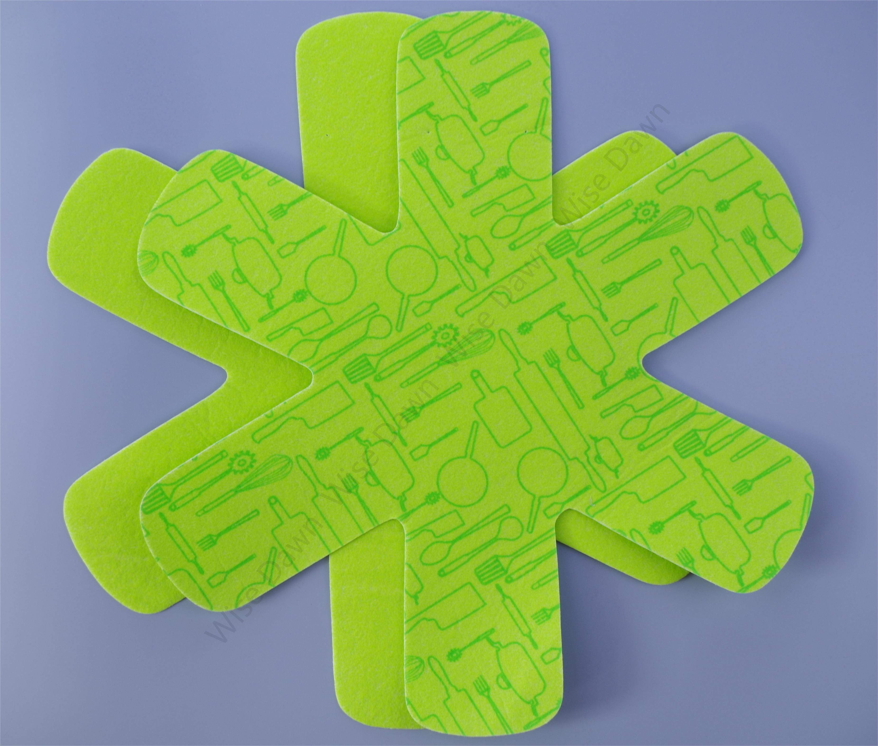 Printed Nonwoven Cookware Pan Protectors