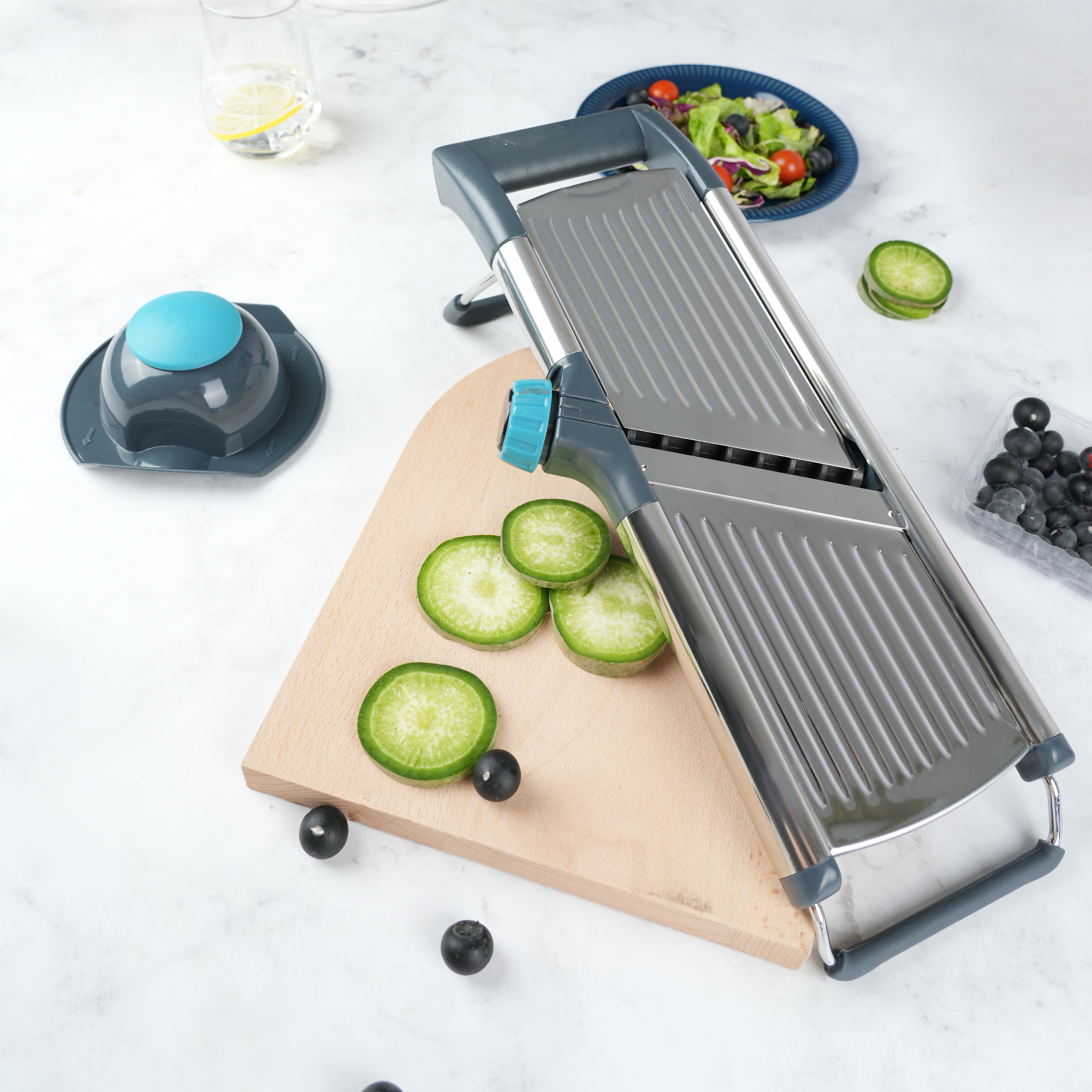 WOKA Kitchen Mandoline Slicer Adjustable Stainless Steel