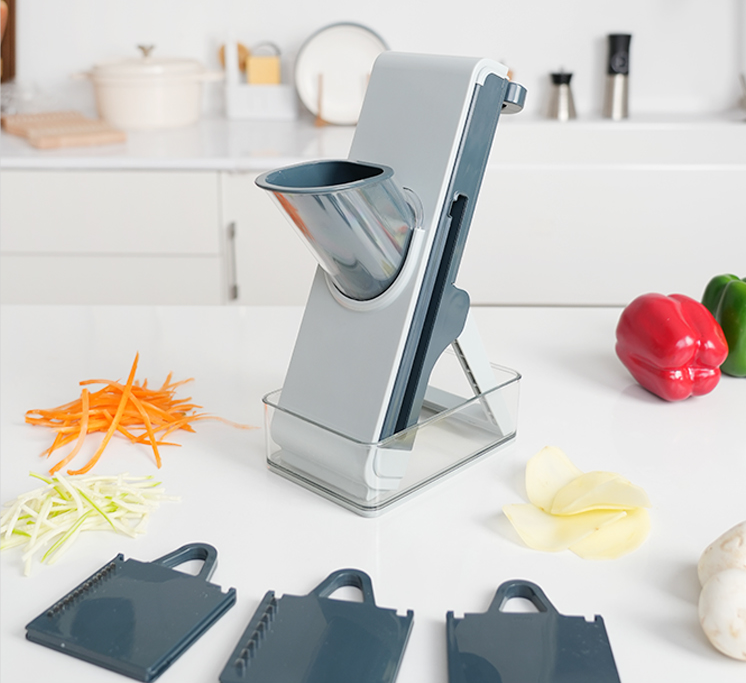 WOKA Kitchen Vertical Vegetable Grater Rotary Slicer Shredder