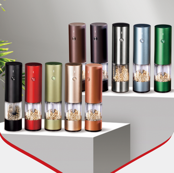 Electric Pepper Grinder with LED Light