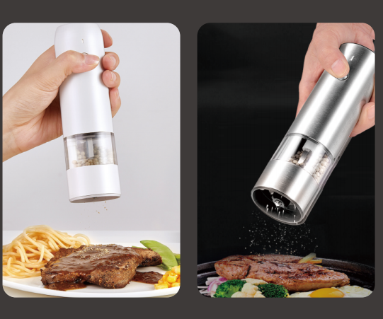 Electric Pepper Grinder with LED Light
