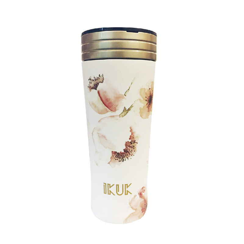 Ceramic Thermos with Stainless Steel Vacuum Shell