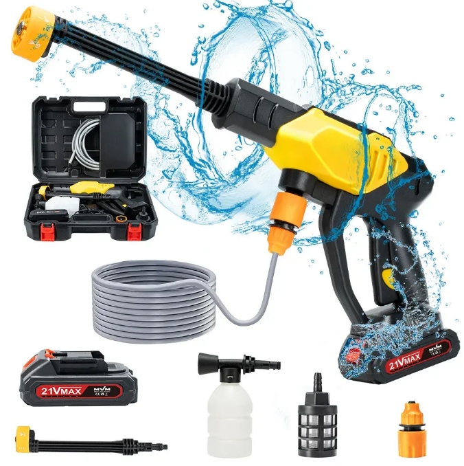Wireless High-Pressure Car Wash Water Gun