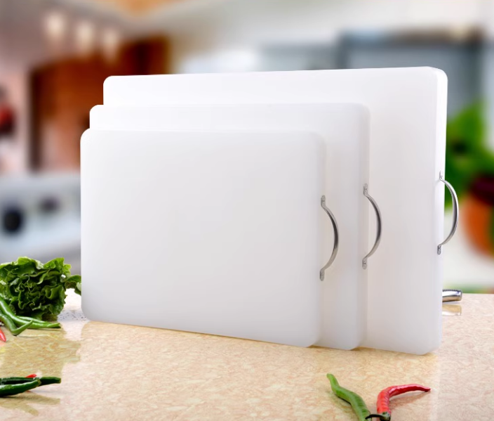 Colorful Plastic Cutting Board with Handle Non-slip Surface