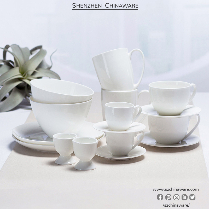 Pure P00-1 Porcelain Bone China Dinner Set