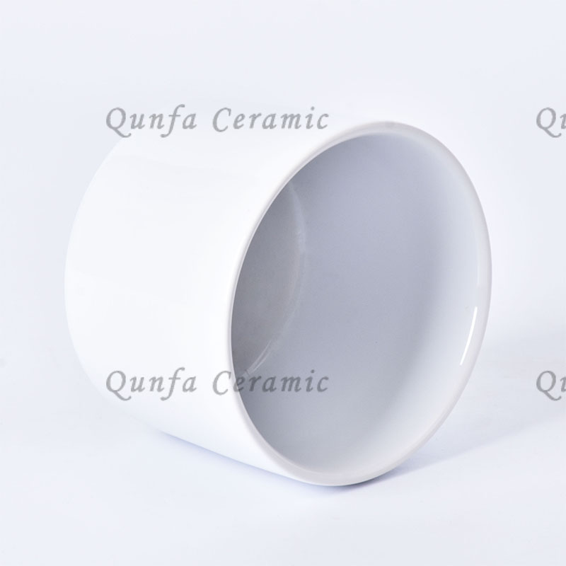 Ceramic White Lazy Susan Divided Plate