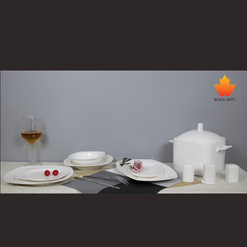 New Bone Dinner Set Tray Shape