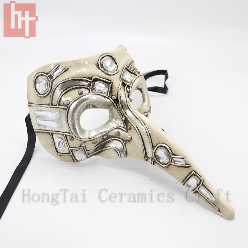 Venetian Carnival Mask with Gems Set of 3