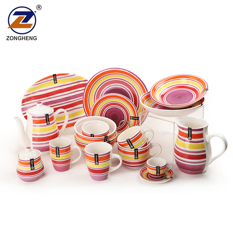 Hand Painted Ceramic Tableware Set