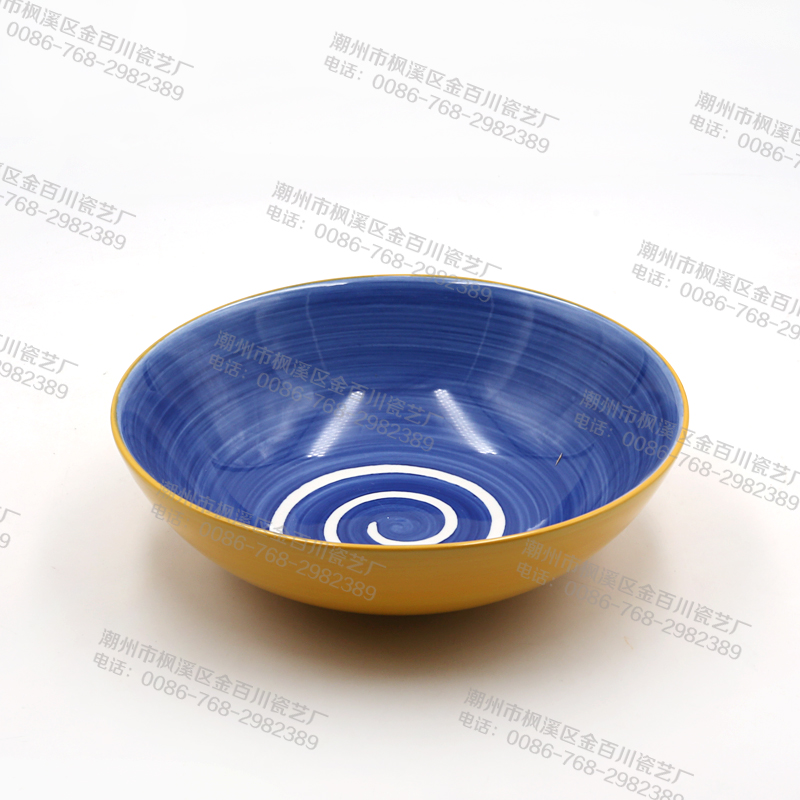 Hand-Painted Color Glazed Tableware