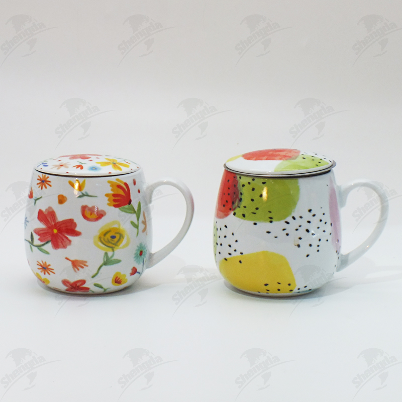 Ball Shape Mug with Lid and Filter