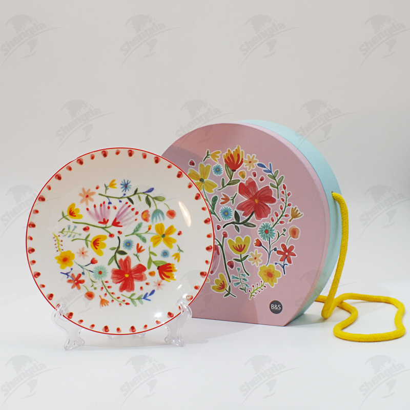 7.5 Inch Side Plate with Flower Design