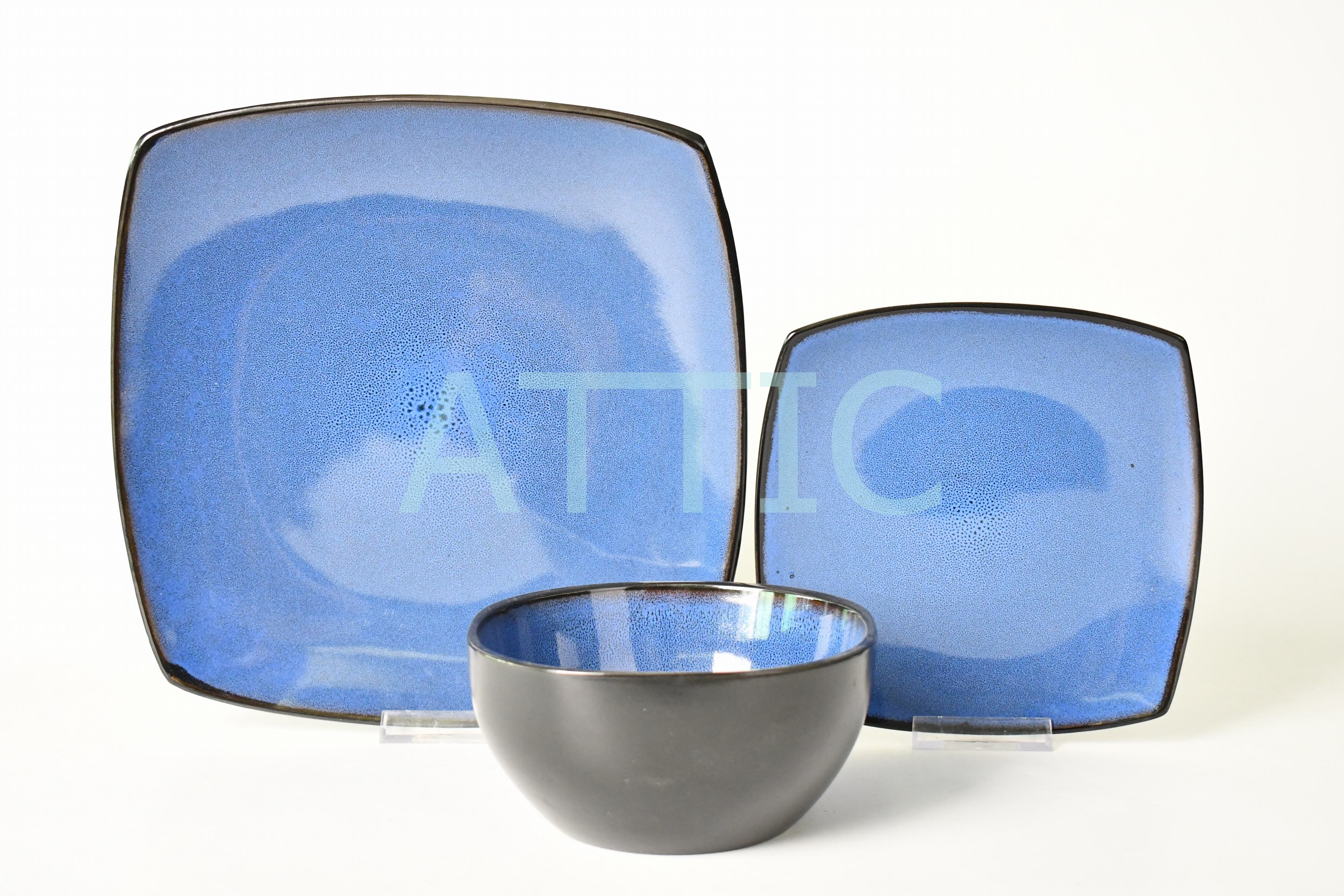 Stoneware Square Dinner Sets with Square Plates