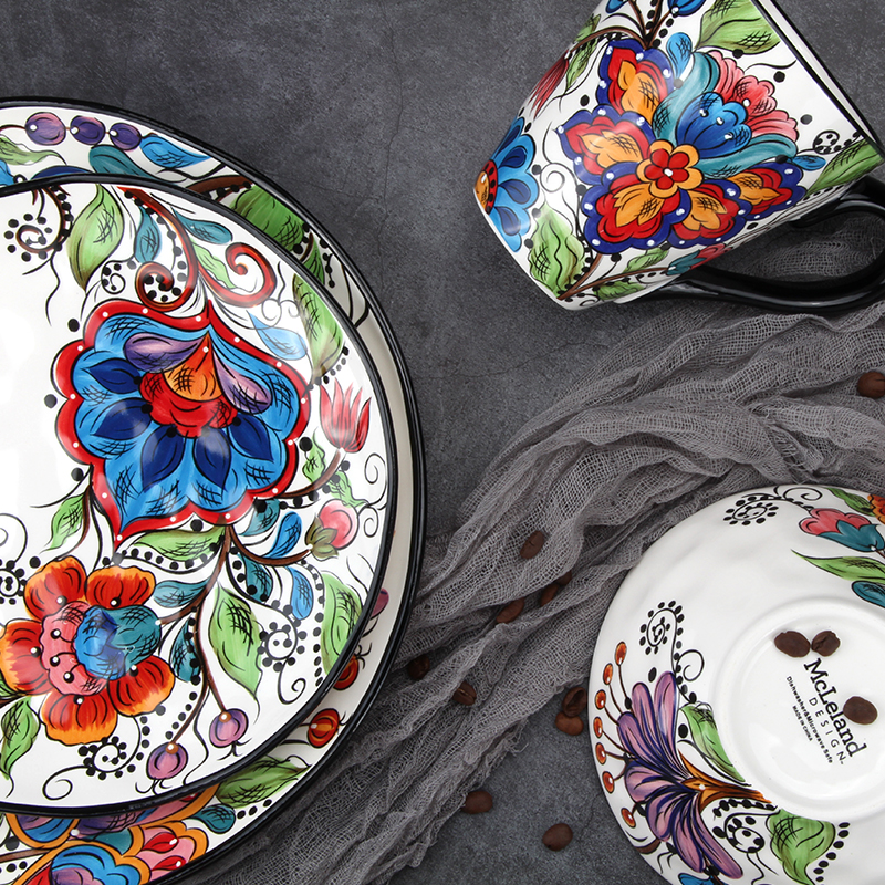 White Natalia Glazed Dinnerware