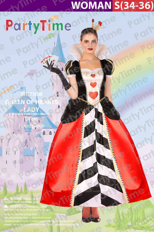Queen of Hearts Lady Costume