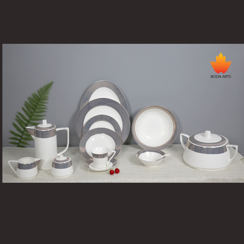 New Bone 61 Piece Dinner Set