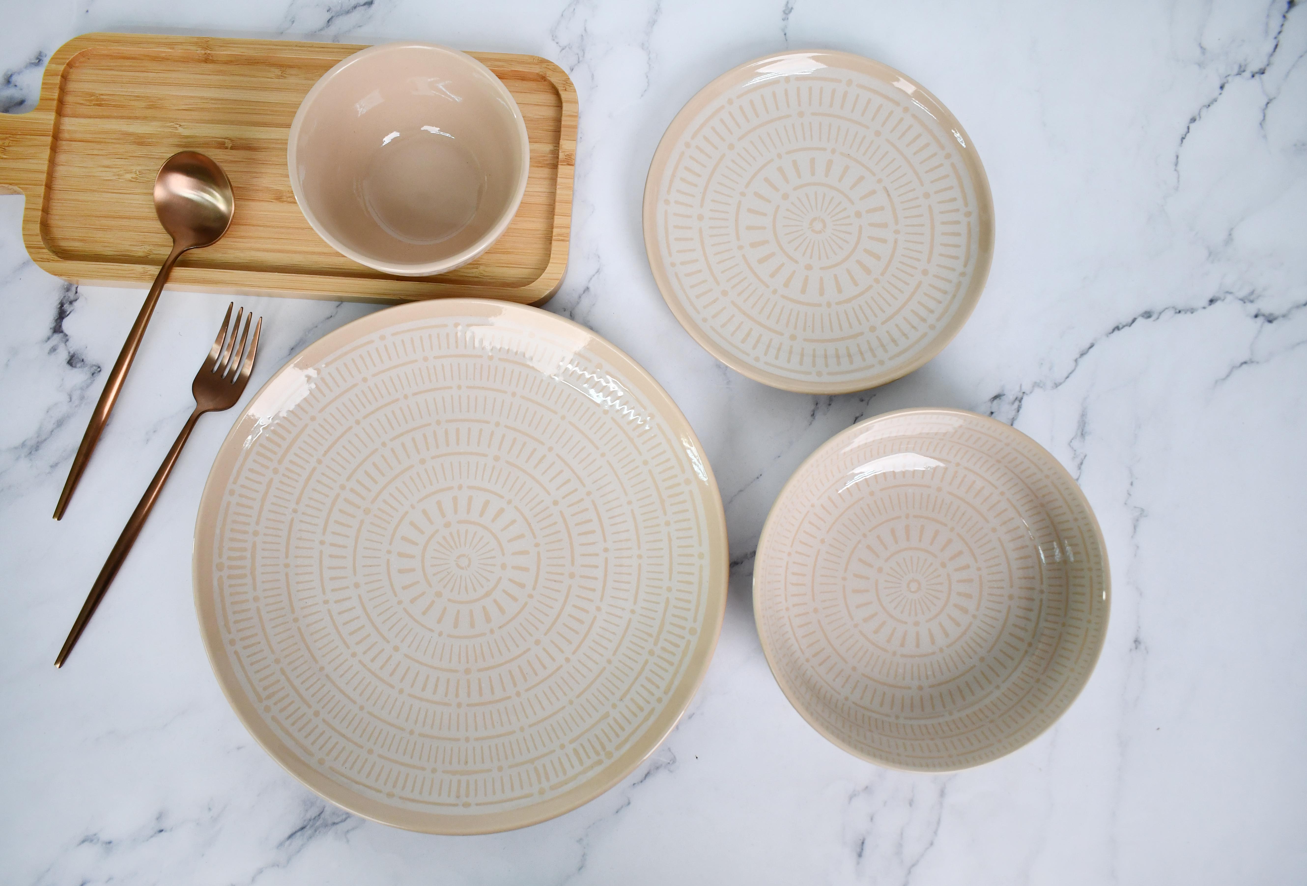 Embossed Dinner Sets