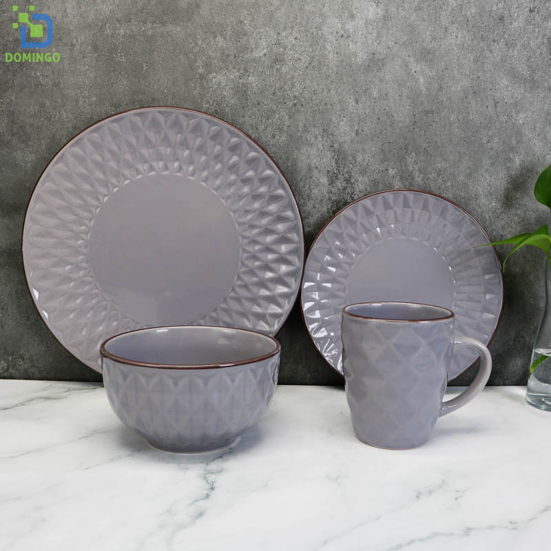 16 Piece Stoneware Dinnerware Set Western Design