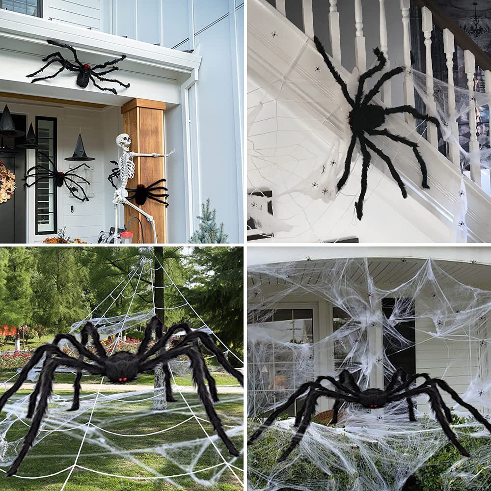 Halloween Outdoor Spider Web Prop Decoration