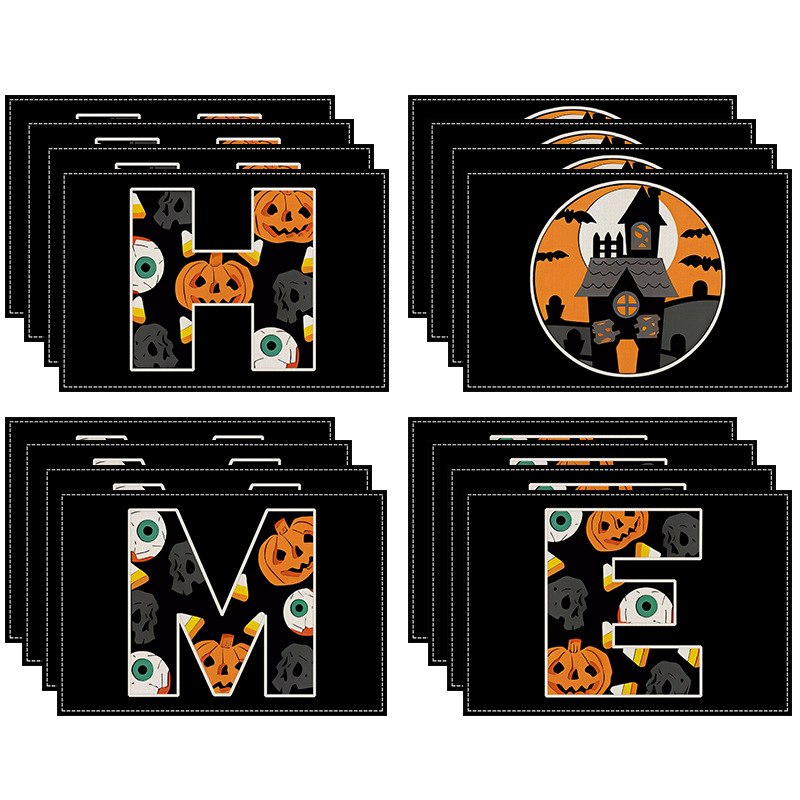 Halloween Linen Insulated Placemat