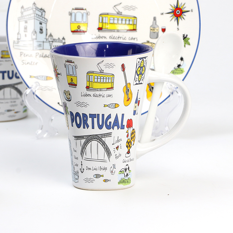 Portugal Tourist Souvenir Ceramic Dinnerware