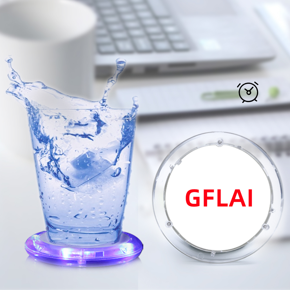 Smart Hydration Reminder Coaster with LED Timer