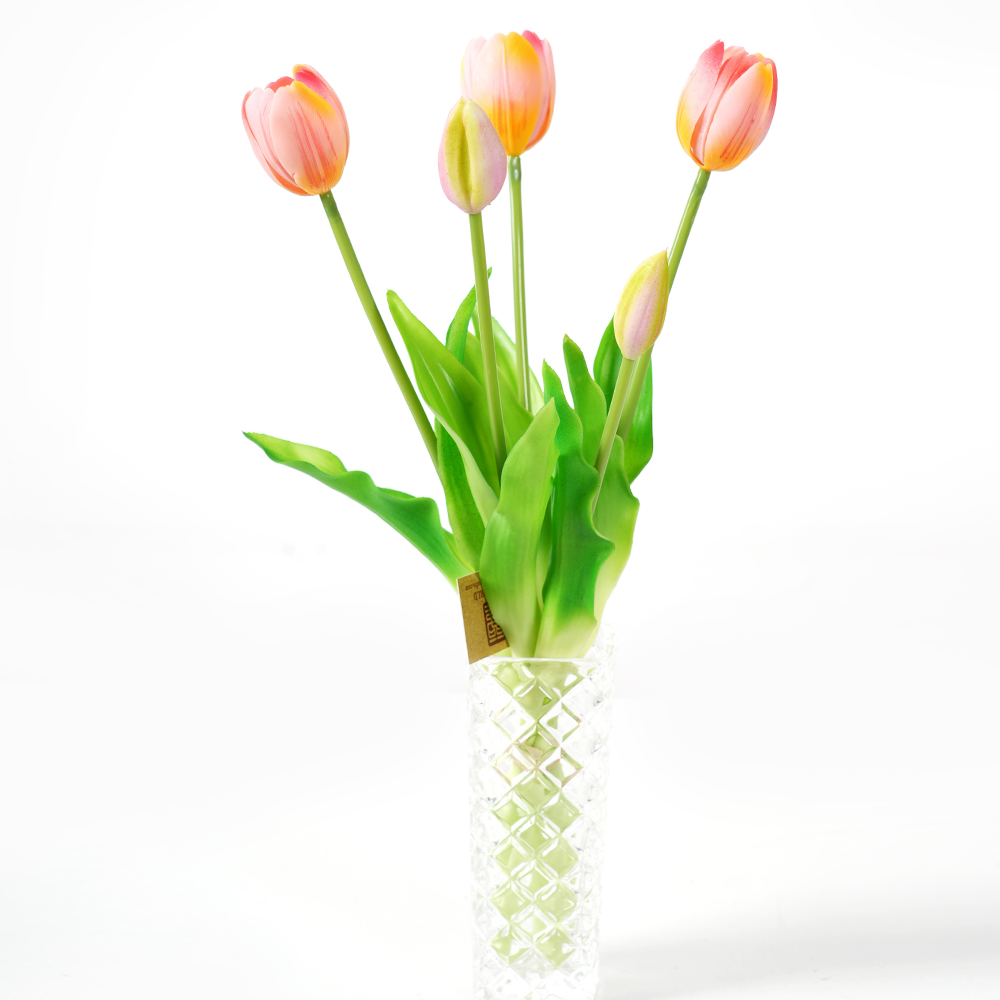 Artificial Tulip Flowers with Real Touch Silicon