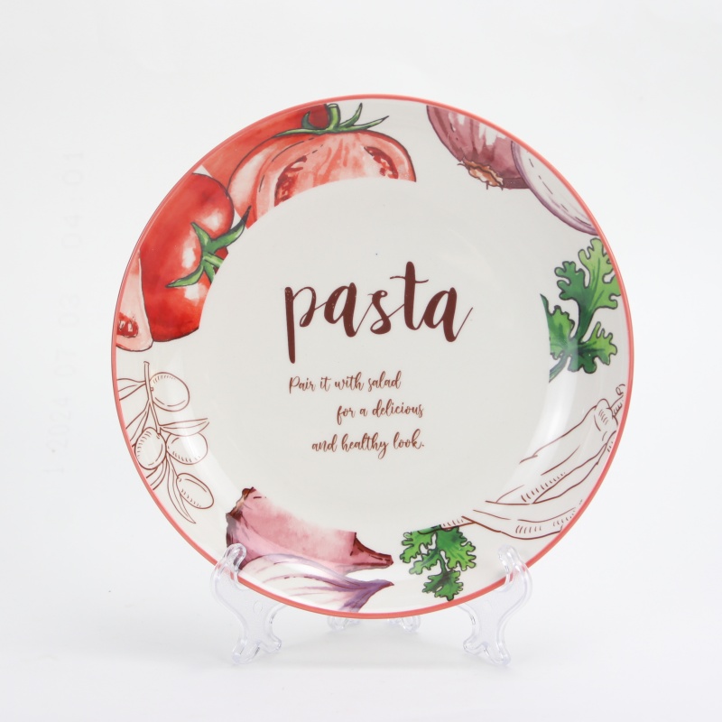 Tomato Ceramic Dinner Plate