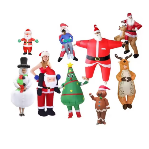 Inflatable Santa Pick Me Up Costume