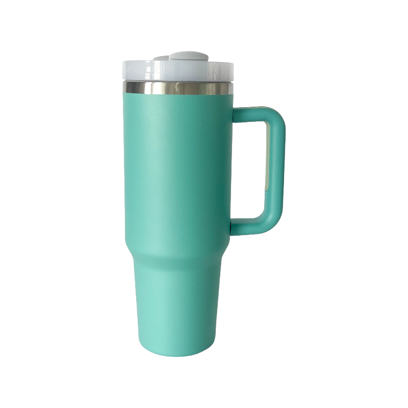 Insulated Travel Mug with Handle