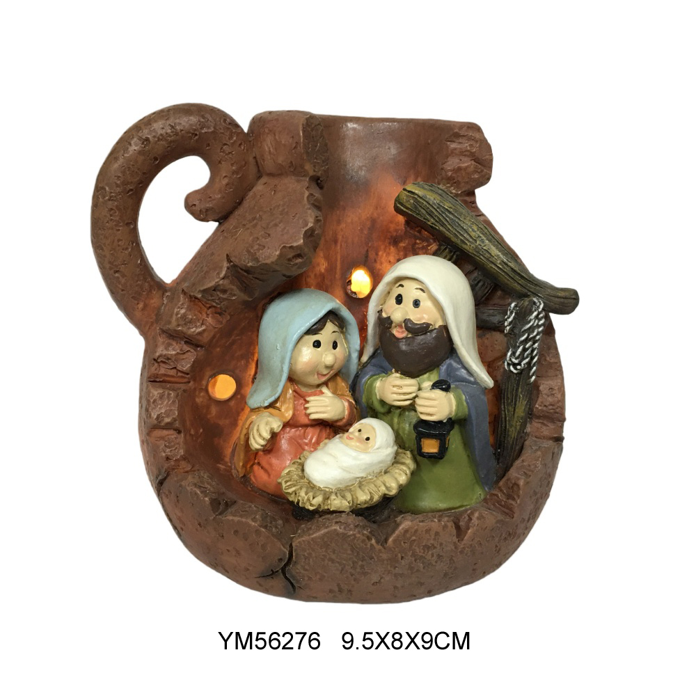 Polyresin Christmas and Religious Home Decoration Items