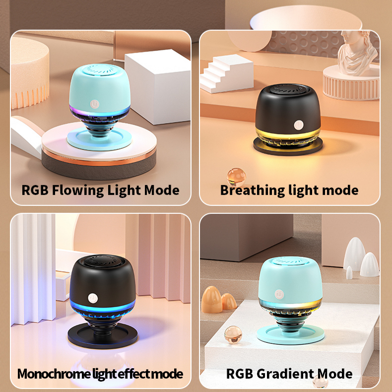 Magnetic RGB Mini Bluetooth Speaker with Phone Grip