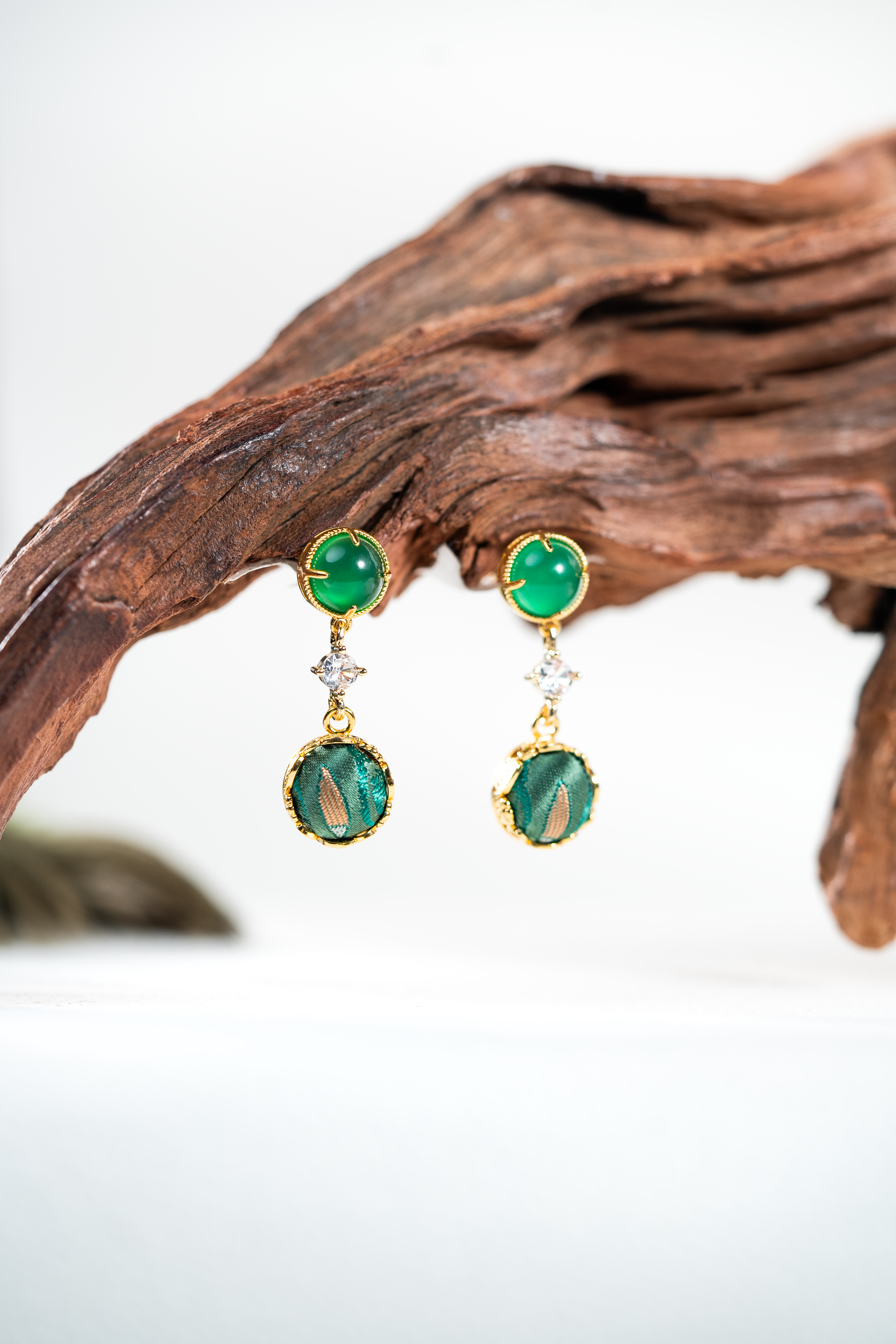 Shu Brocade Earrings