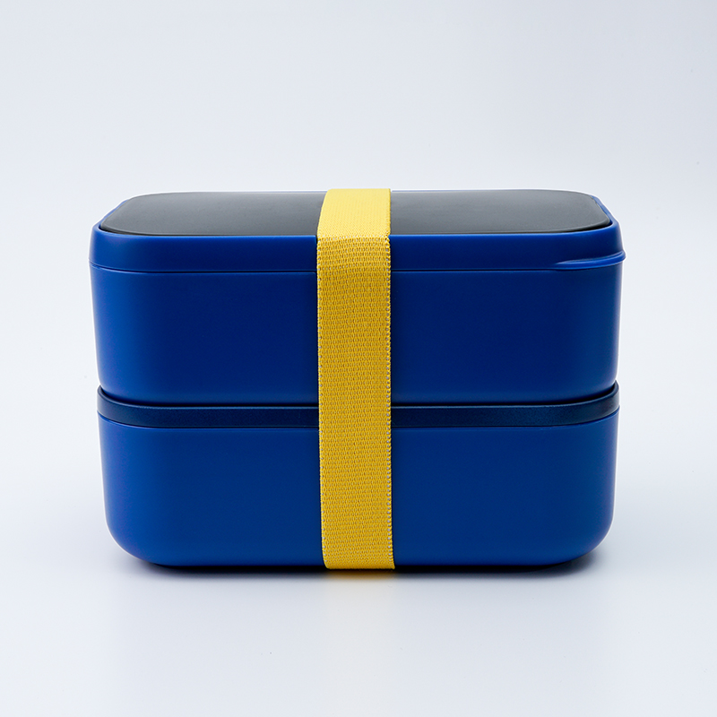 Large Double Bento Box with Customizable Lid Options