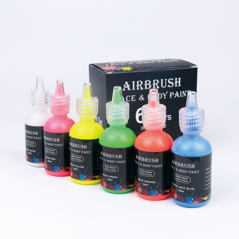 Water Based Airbrush Face and Body Paint Set