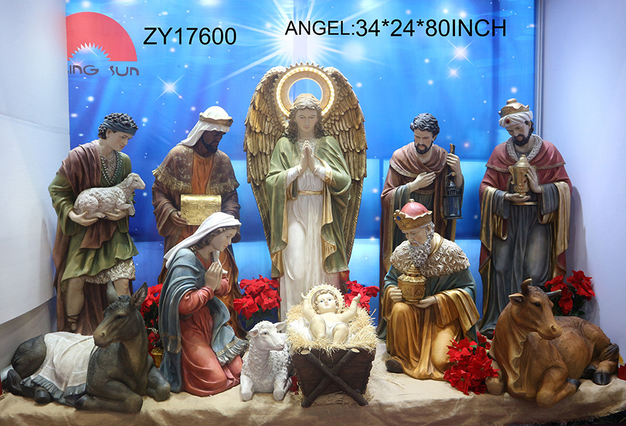 Life Size 80-Inch Nativity Set