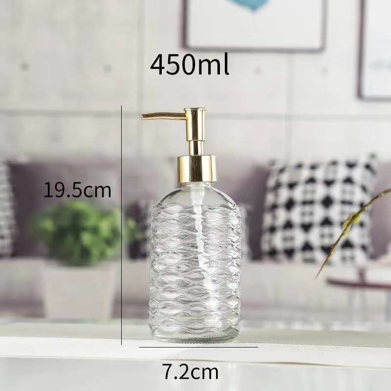 Glass Soap Dispenser with Pump