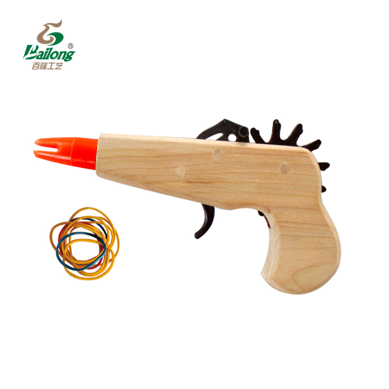 Birch/Pine Toy Rubber Band Gun