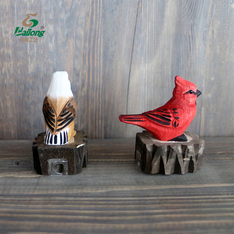 Wooden 3D Hand-Carved Animal Pencil Sharpener