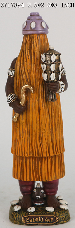 African Goddess Polyresin Statue 8-13.5 Inches