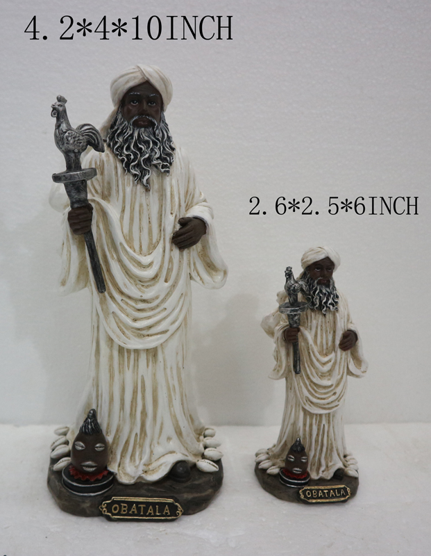 Orisha Statue Yoruba Gods Resin Handpainted