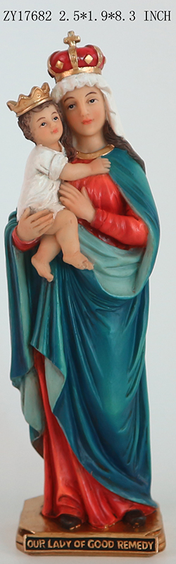 Our Lady of Good Remedy Resin Statue